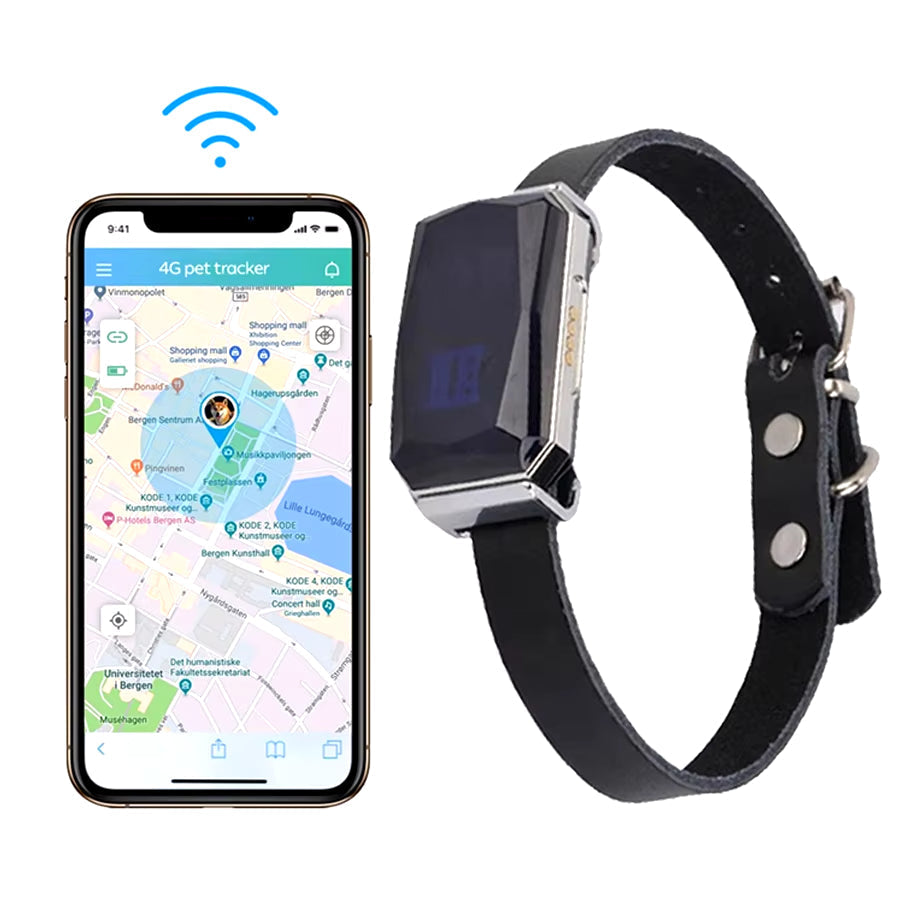 Easy Fit GPS Dog Collar Tracker With Fast Setup - BritishElegance