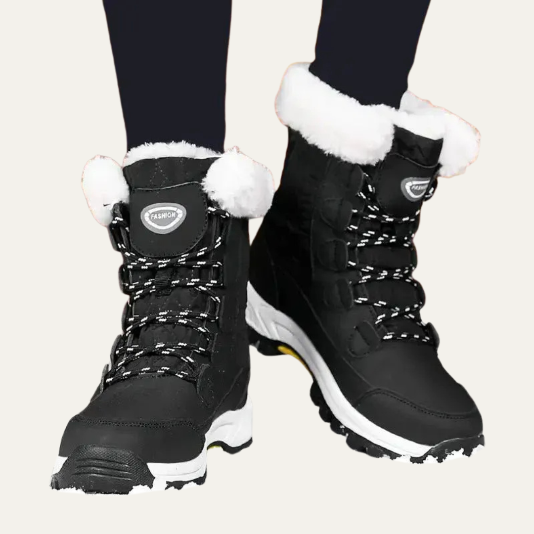 VogeLuxe | Women’s Quilted Faux Fur Winter Snow Boots