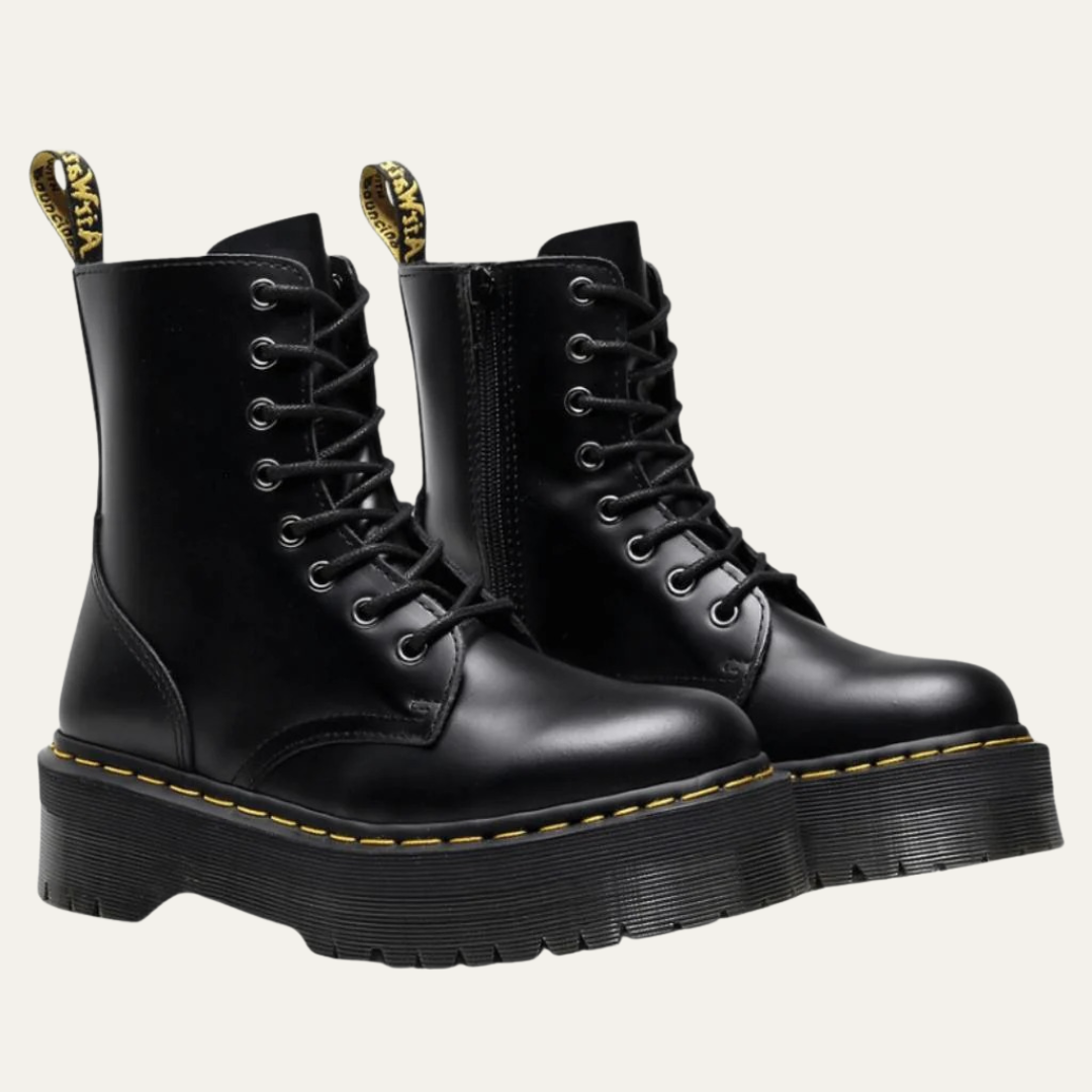 VogeLuxe | Women’s Chunky Platform Lace Up Ankle Boots