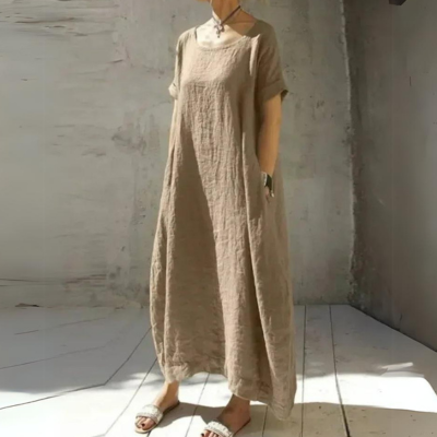 Elegant Casual Floor Length Maxi Dress - VogeLuxe