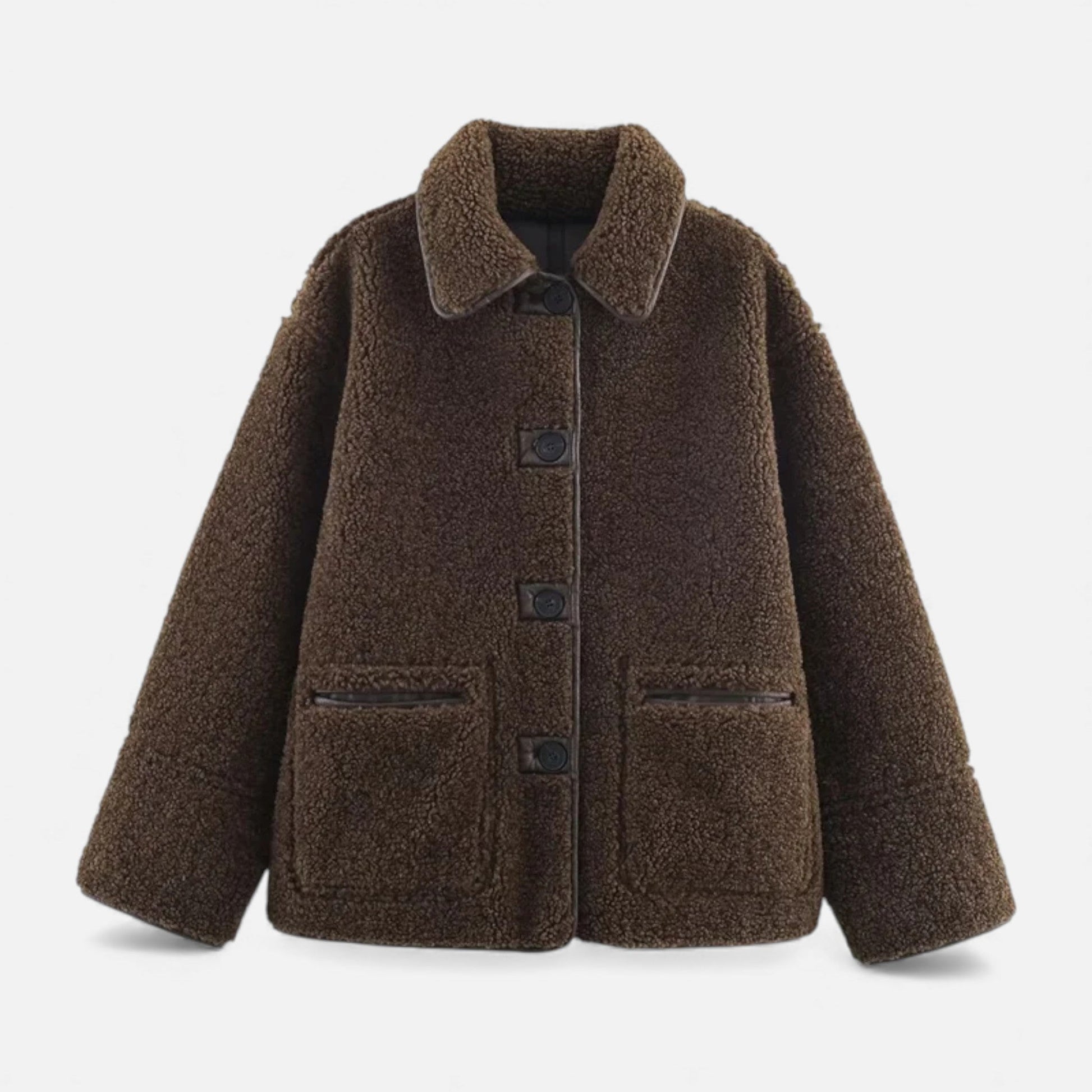 Soft Reversible Faux Fur Brown Parka Jacket - VogeLuxe