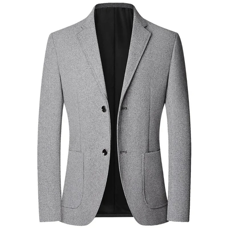Stylish Men's Velvet Slim Fit Blazer - VogeLuxe