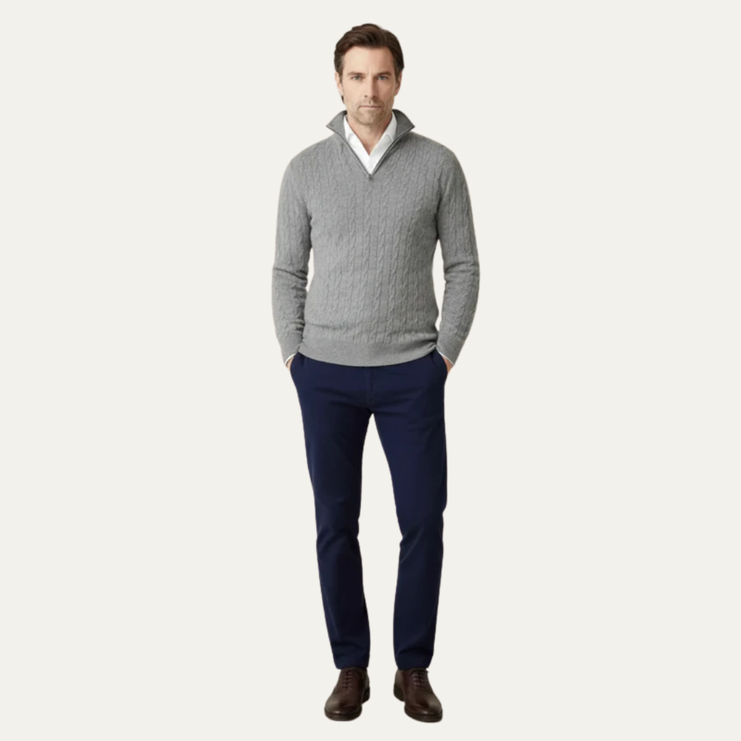 VogeLuxe | Men’s Textured Quilted Bomber Jacket