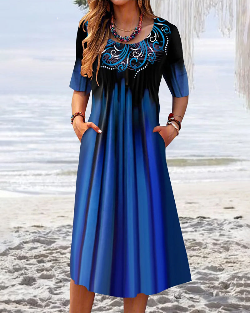 Women's Lightweight Casual Summer Dress - VogeLuxe
