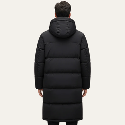 VogeLuxe | Men’s Extra-Long Quilted Puffer Parka
