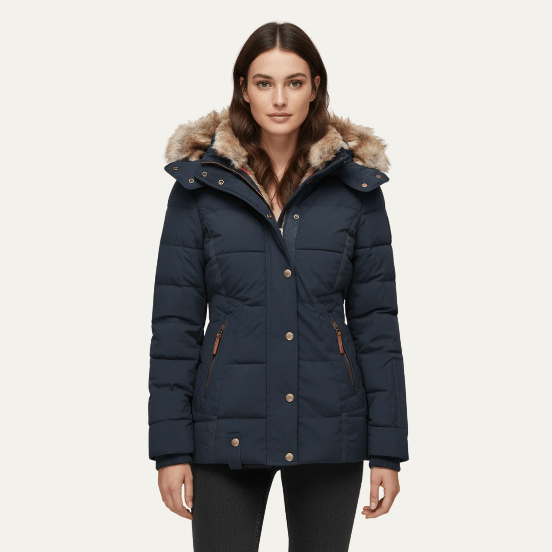 VogeLuxe | Women’s Luxe Faux Fur Puffer Jacket