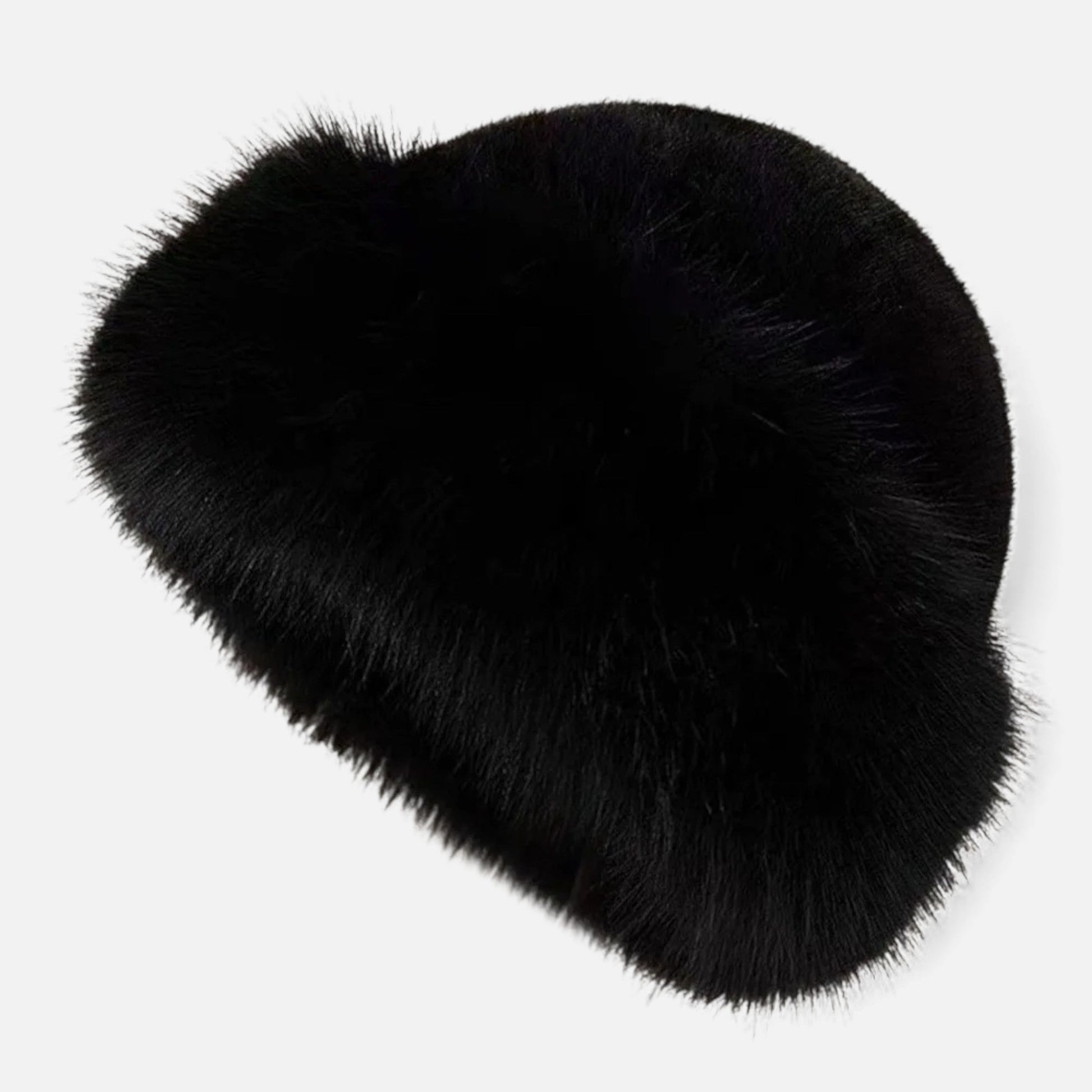 Soft Faux Fur Fisherman Beanie Hat for Women - VogeLuxe