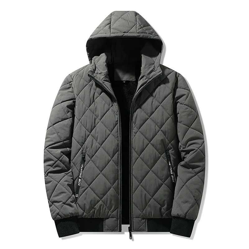 Warm Water Resistant Men's Puffer Coat - BritishElegance
