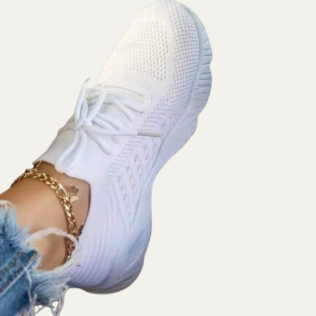 VogeLuxe | Women’s Lightweight Slip On Platform Sneakers