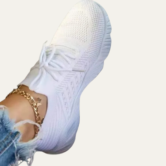 VogeLuxe | Women’s Lightweight Slip On Platform Sneakers