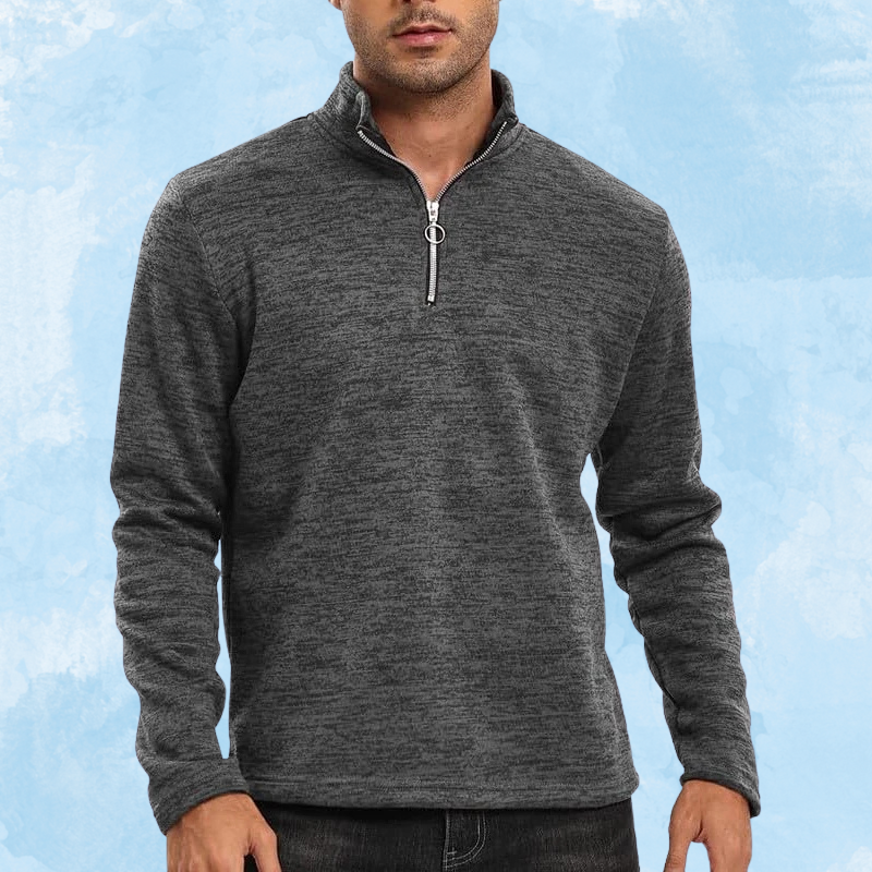 Warm Men's High Neck Winter Sweater