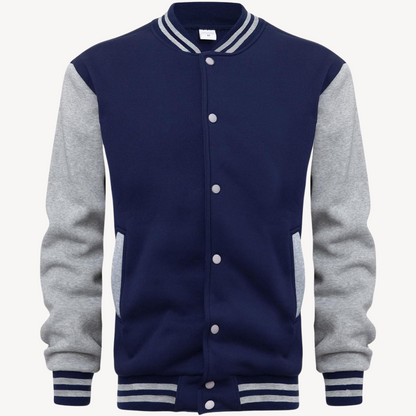 VogeLuxe | Men’s Color Block Varsity Jacket