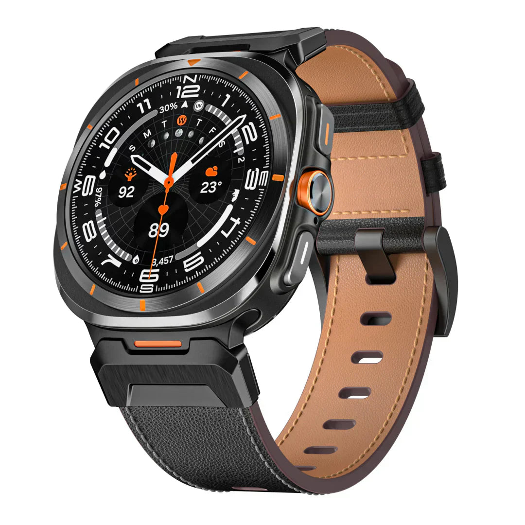 Rugged Leather Band for Galaxy Watch Ultra