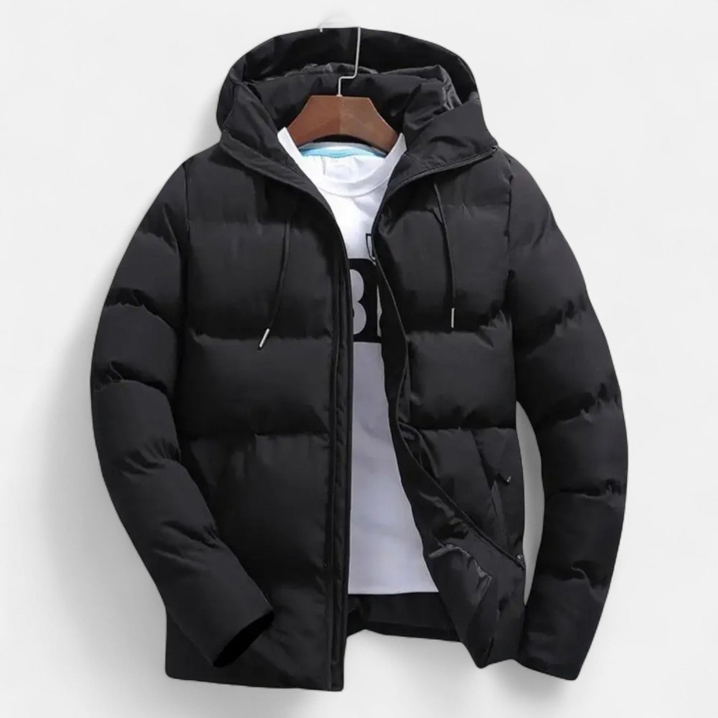Warm Men's Puffer Coat - VogeLuxe
