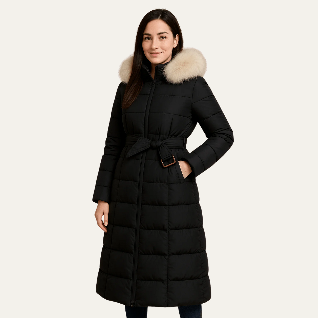 VogeLuxe | Women’s Elegant Long Puffer Coat