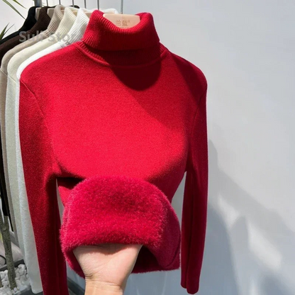 Warm Cozy Women's Winter Fleece Sweater