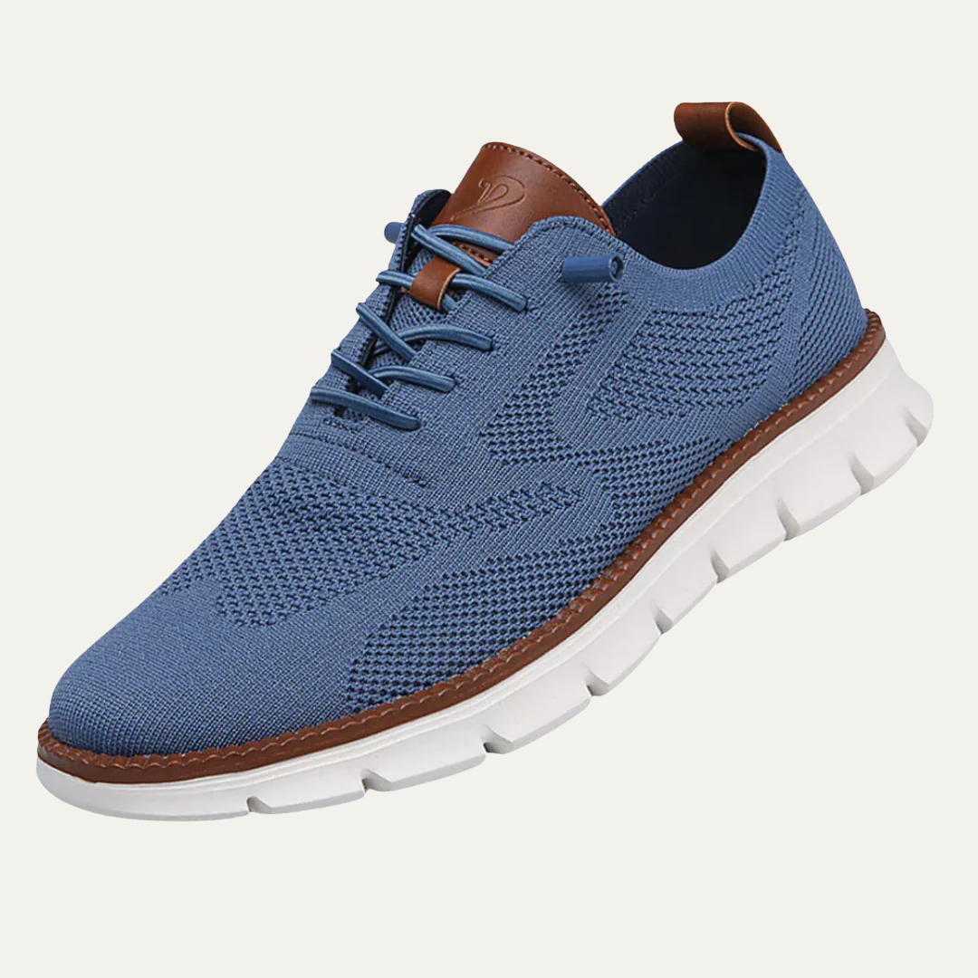 VogeLuxe | Men’s Mixed Media Low Top Platform Sneakers