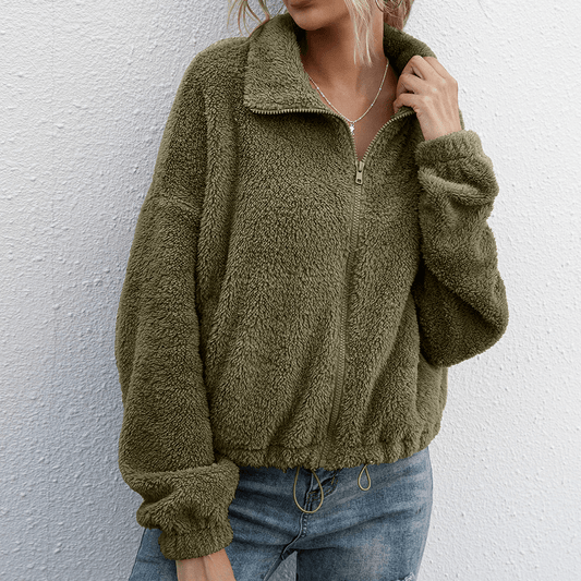 Warm Winter Zip Up Casual Jacket - VogeLuxe