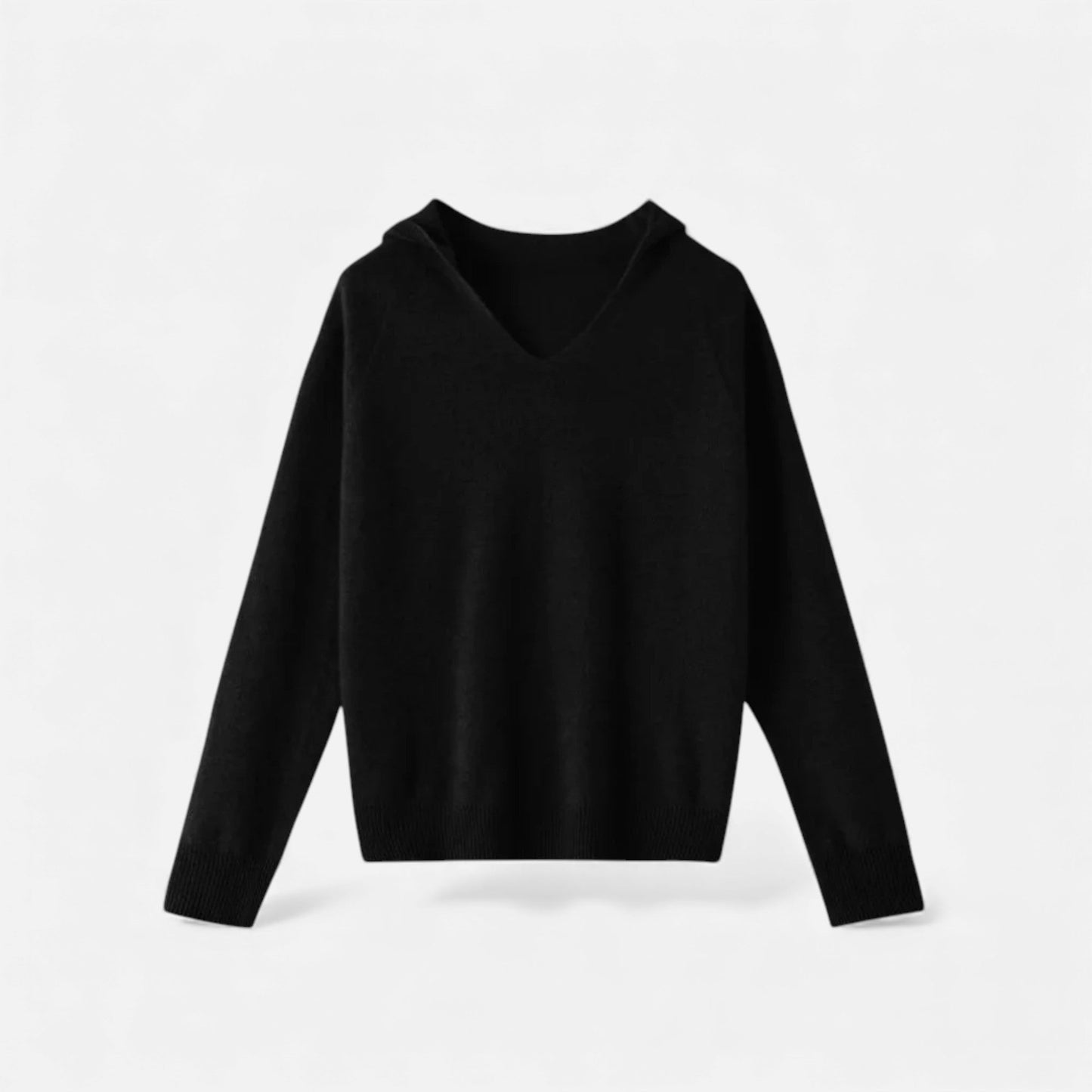 Cozy Women's Oversized Wool Knit Hooded Sweater