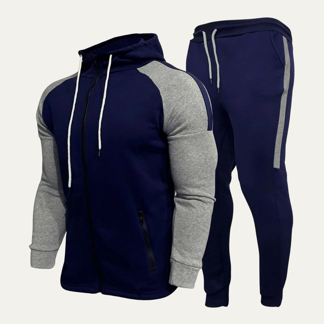 VogeLuxe | Men’s Slim Fit Hooded Tracksuit Set
