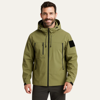 VogeLuxe | Men’s Technical Waterproof Zip Jacket