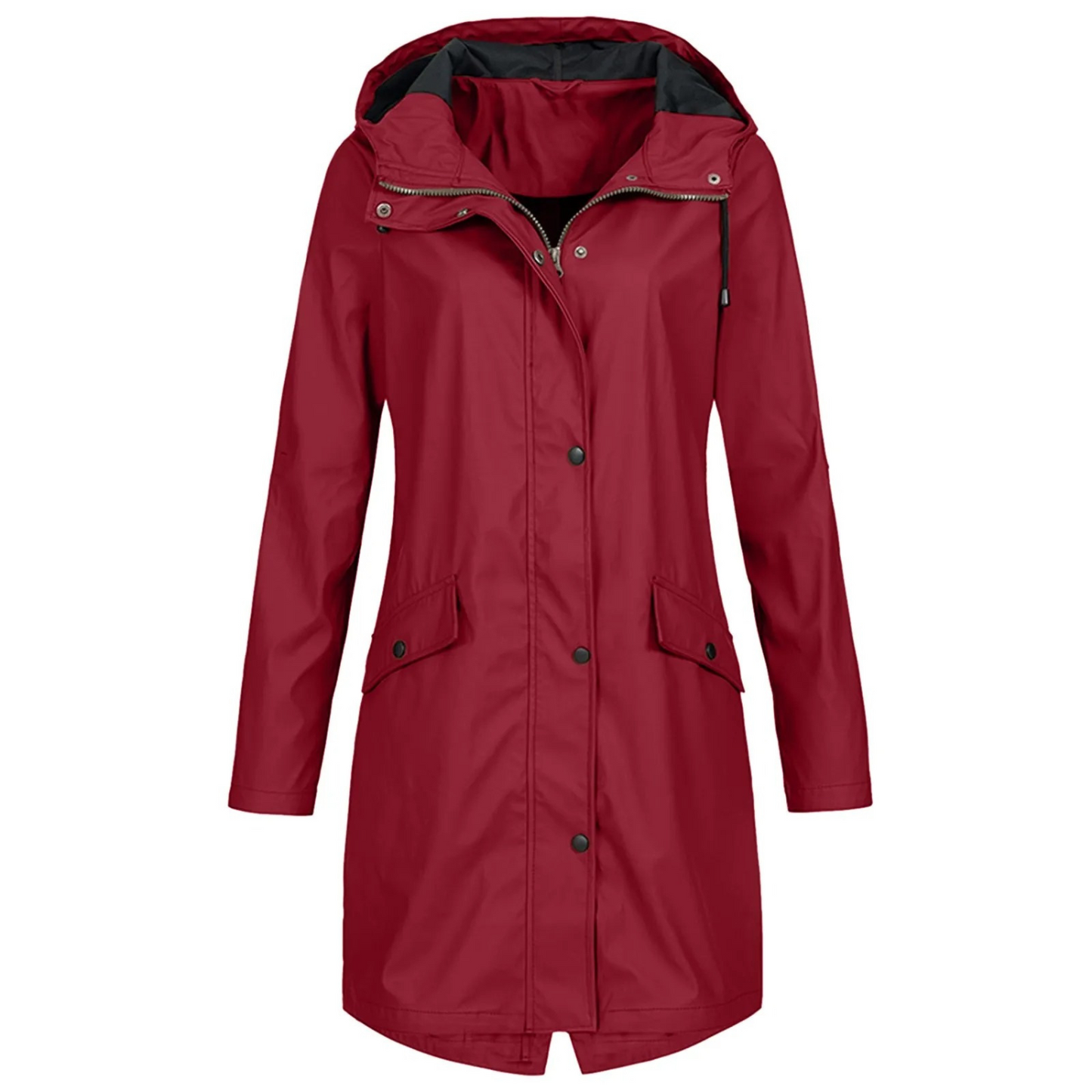 Relaxed Fit Water Resistant Trench Coat