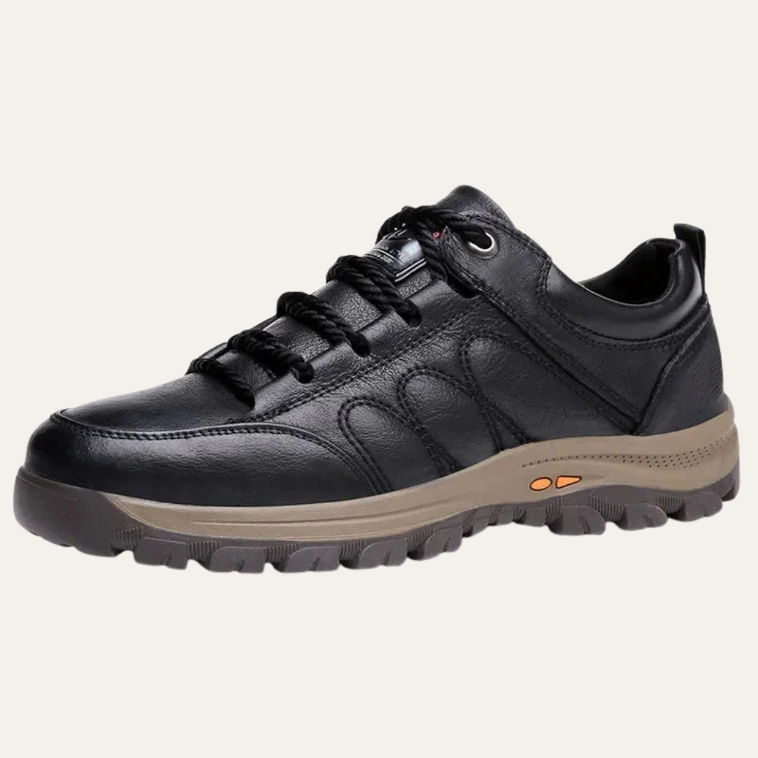 VogeLuxe | Men’s Casual Pebbled Leather Walking Shoes
