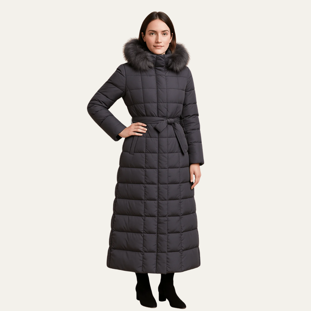 VogeLuxe | Women’s Elegant Maxi Puffer Coat