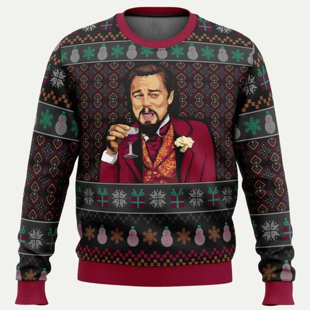 VogeLuxe | Men’s Holiday Meme Crewneck Sweater