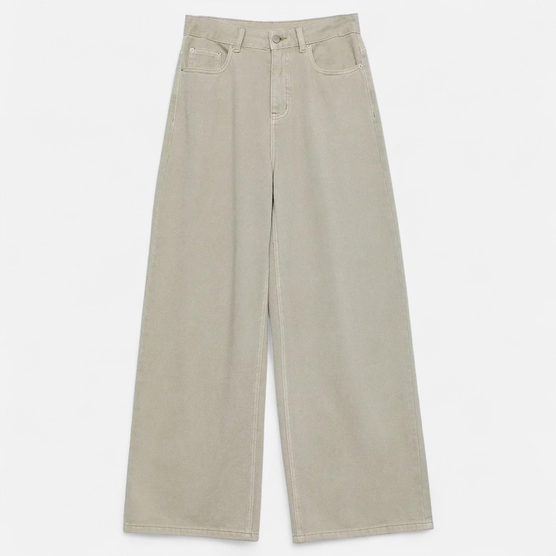 Comfortable Wide Leg Women's Cotton Pants - VogeLuxe