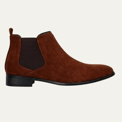 VogeLuxe | Men’s Low Profile Suede Chelsea Boots
