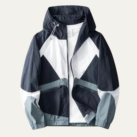 VogeLuxe | Men’s Active Colorblock Windbreaker