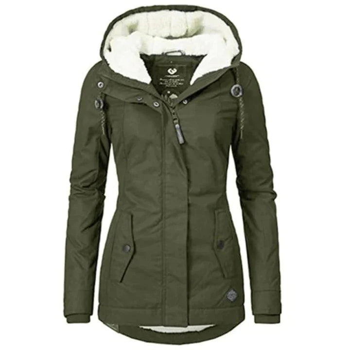 Warm Waterproof Parka Coat for Ladies - VogeLuxe