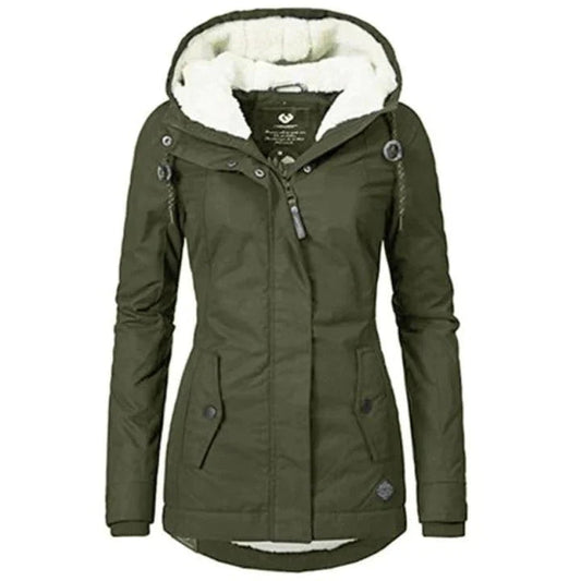 Warm Waterproof Parka Coat for Ladies - VogeLuxe