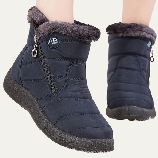 VogeLuxe | Women’s Water Resistant Faux Fur Lined Puffer Ankle Boots