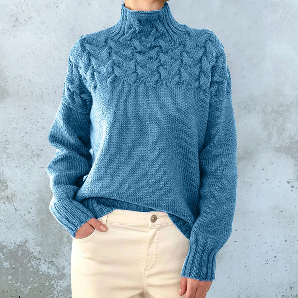 Cozy Women's Winter Turtleneck Jumper - BritishElegance