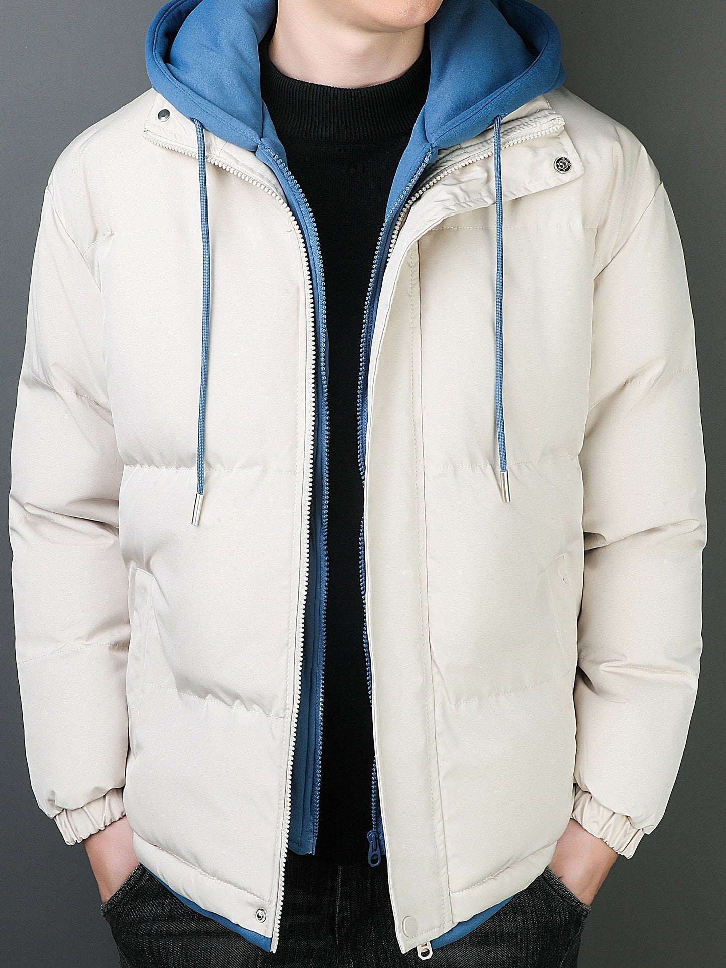Comfortable Insulated Men's Winter Coat for Daily Use