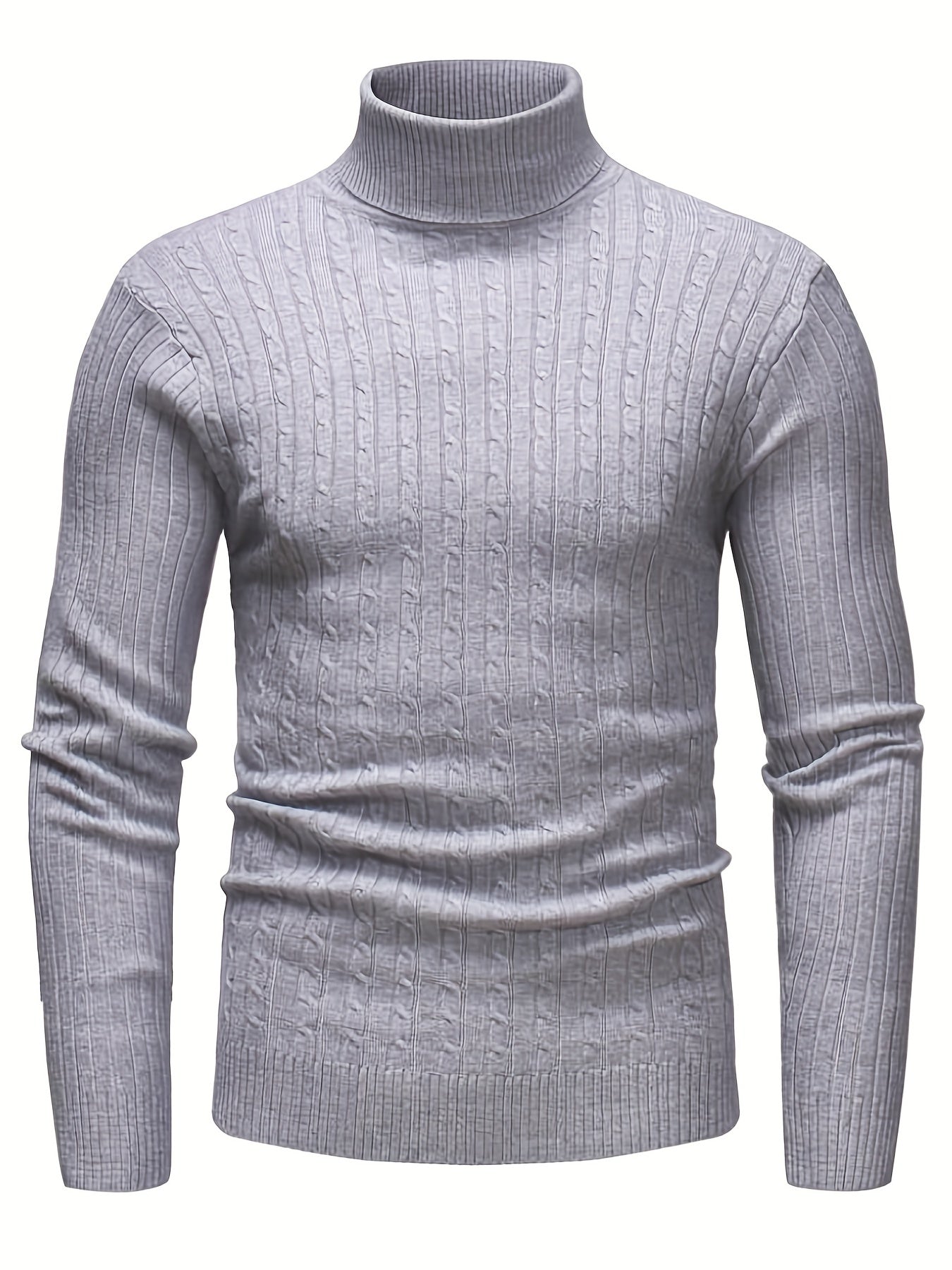 Cozy Mens Crew Neck Warm Sweater - VogeLuxe