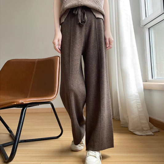Comfortable Cashmere Pants - BritishElegance