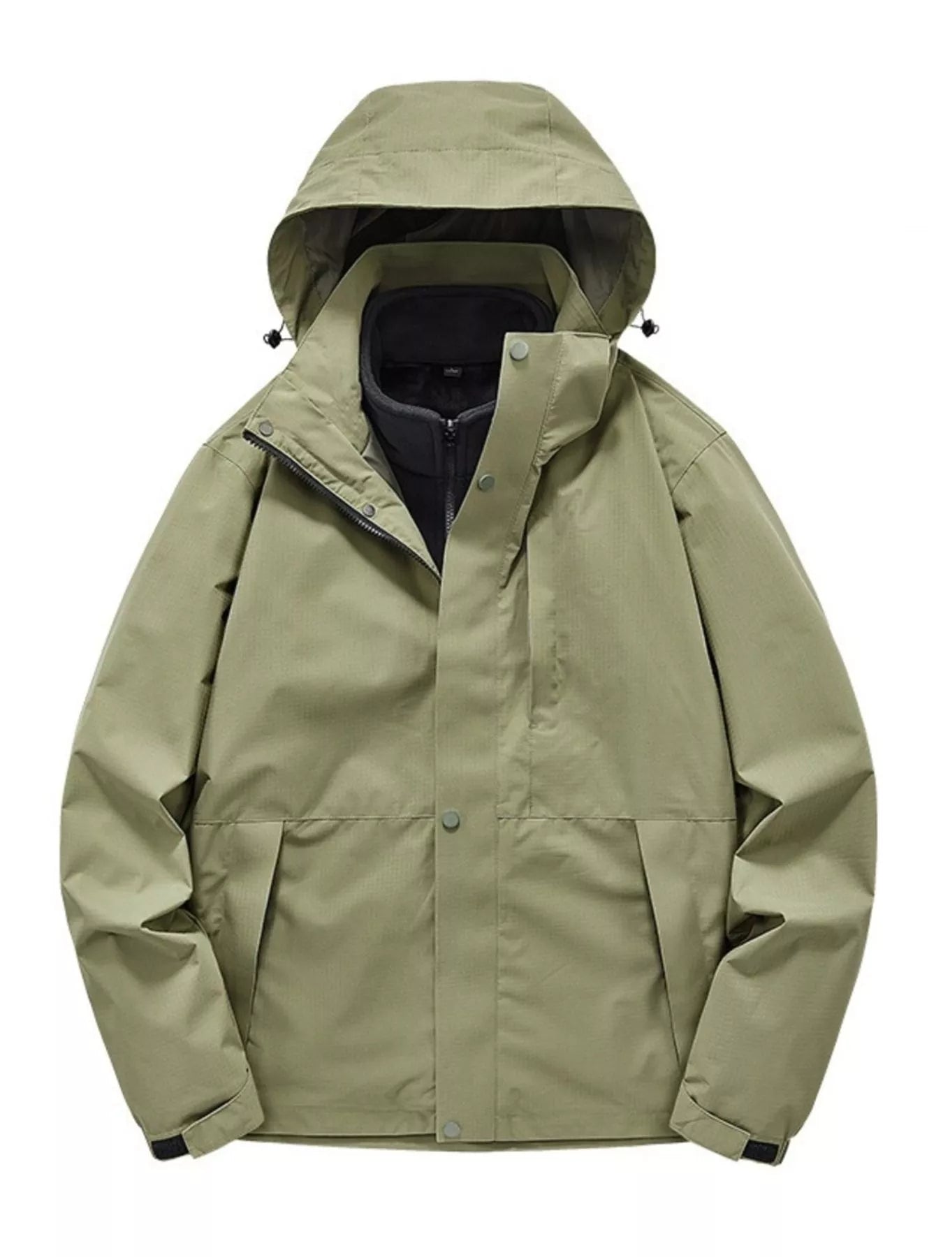 Large Mens Fleece Hoodie Jacket