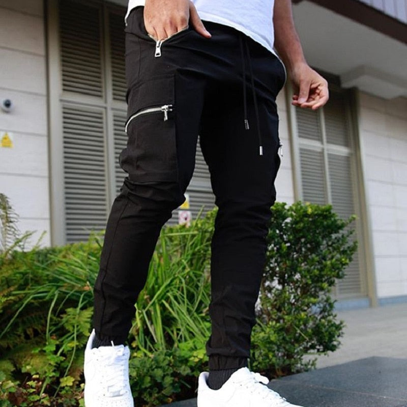 Men's Versatile Zip Pocket Work Pants
