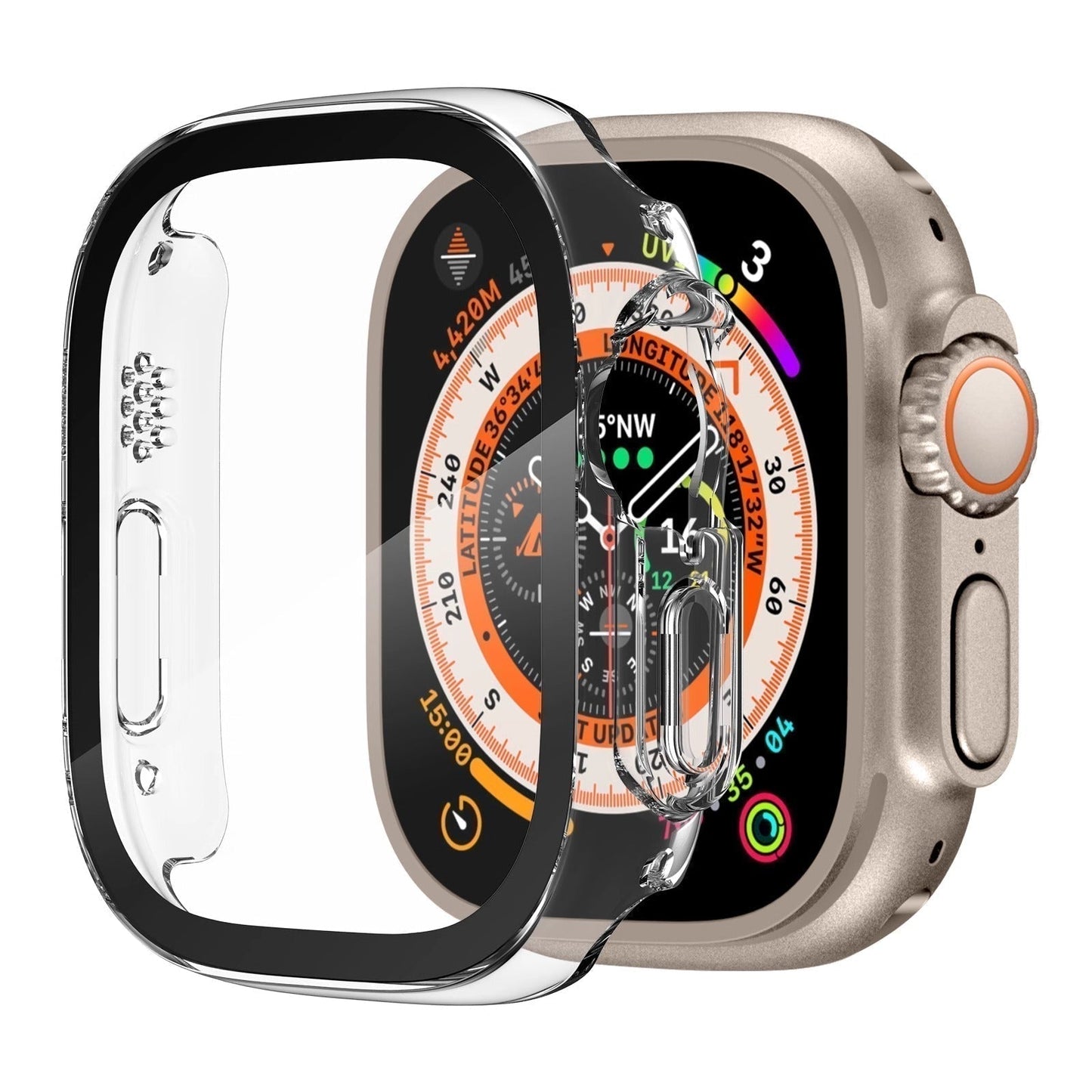 Durable Apple Watch Ultra Clear Screen Case Protector