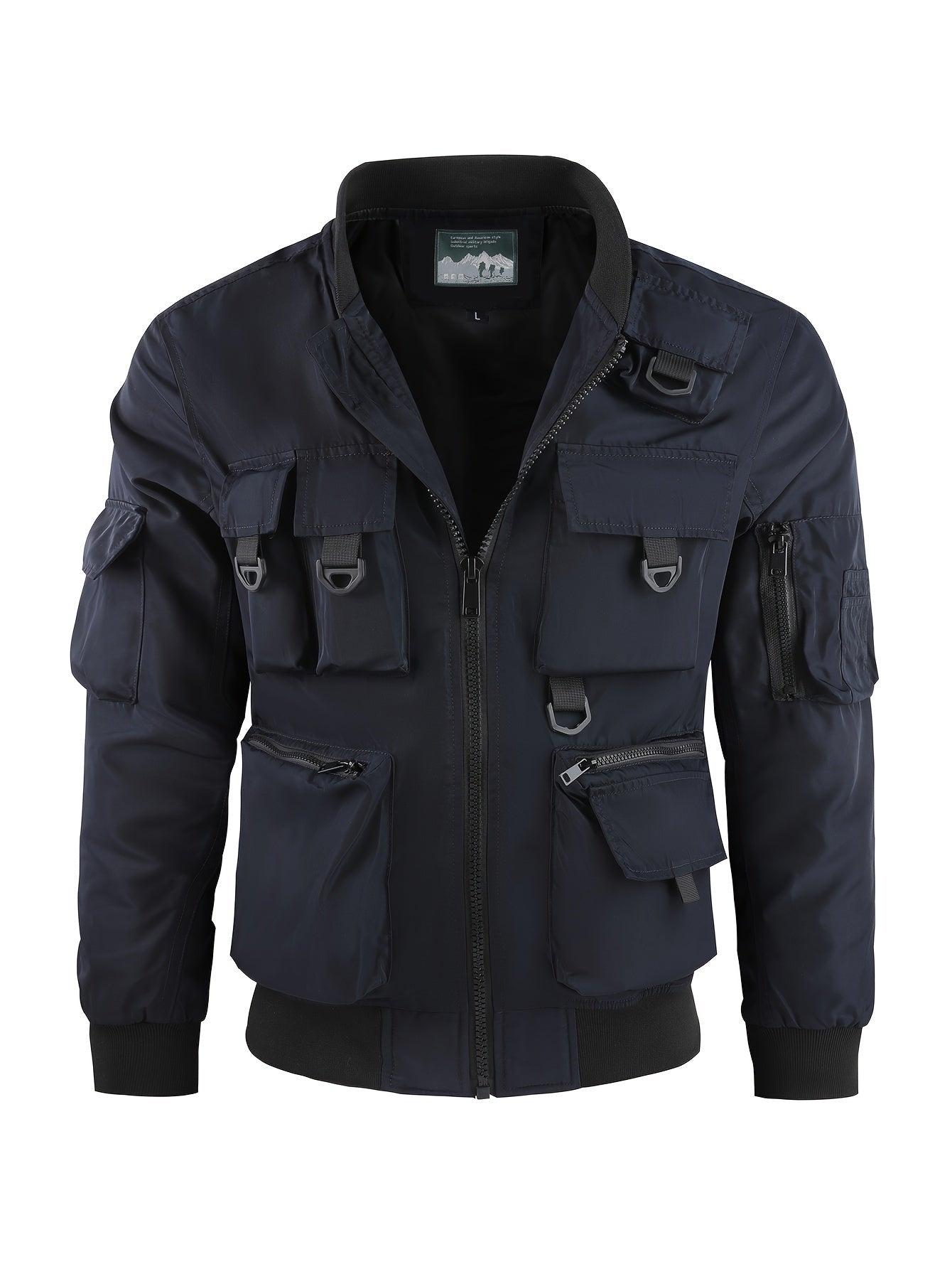 Waterproof Mens Tactical Jacket with Multiple Pockets - VogeLuxe