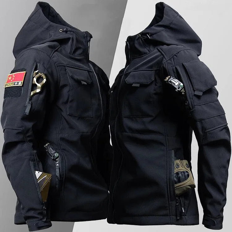 Men's Waterproof Tactical Hoodie Jacket
