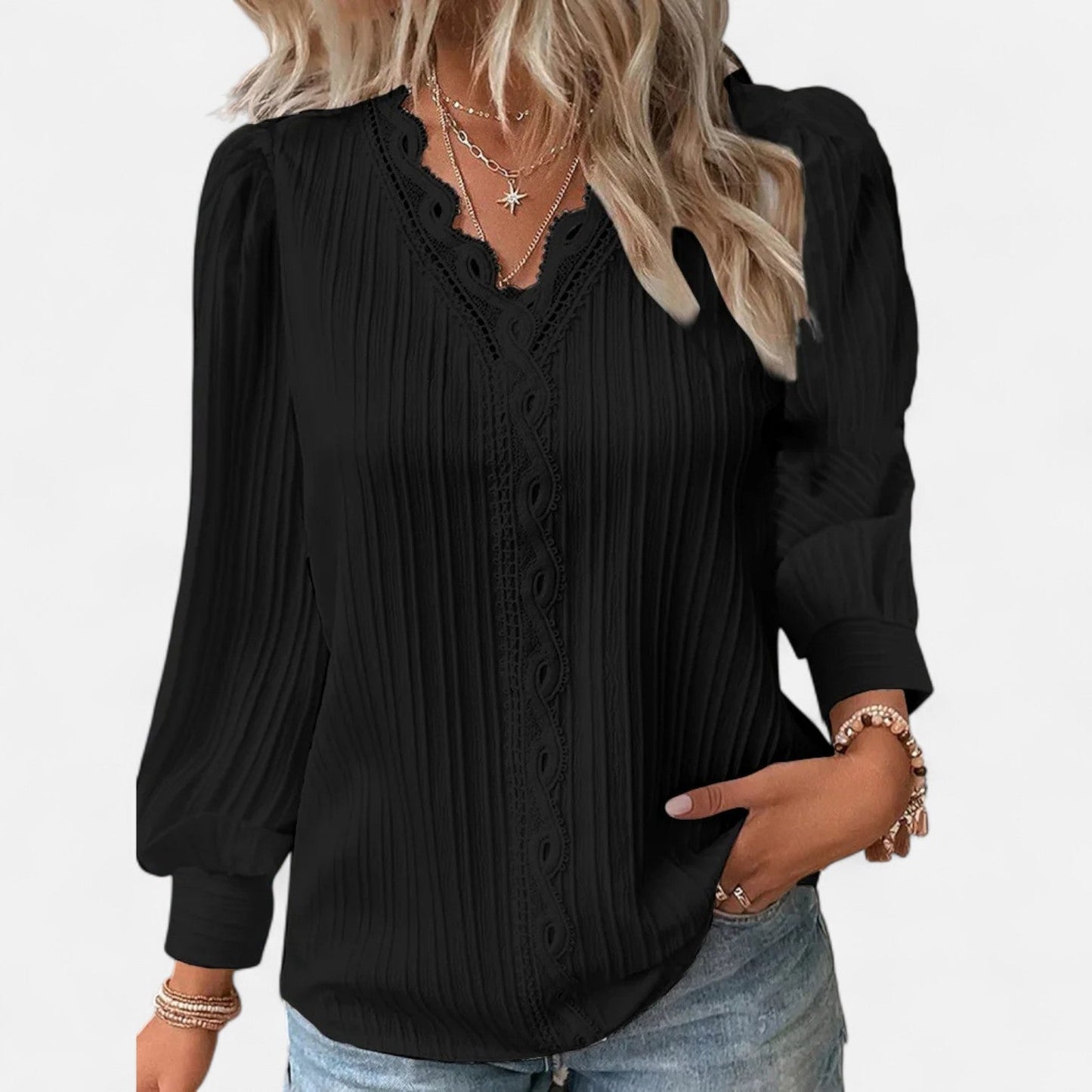 Elegant Fitted Women's Blouse