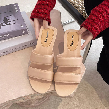 Comfortable Summer Slide Sandals for Women