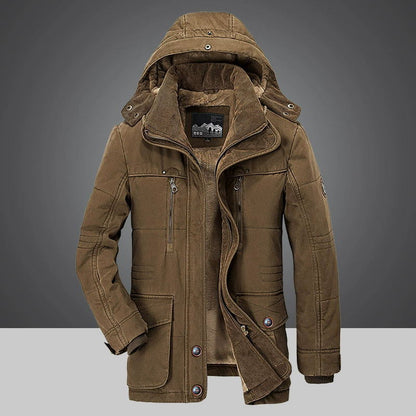 Warm Men's Insulated Daily Parka Coat