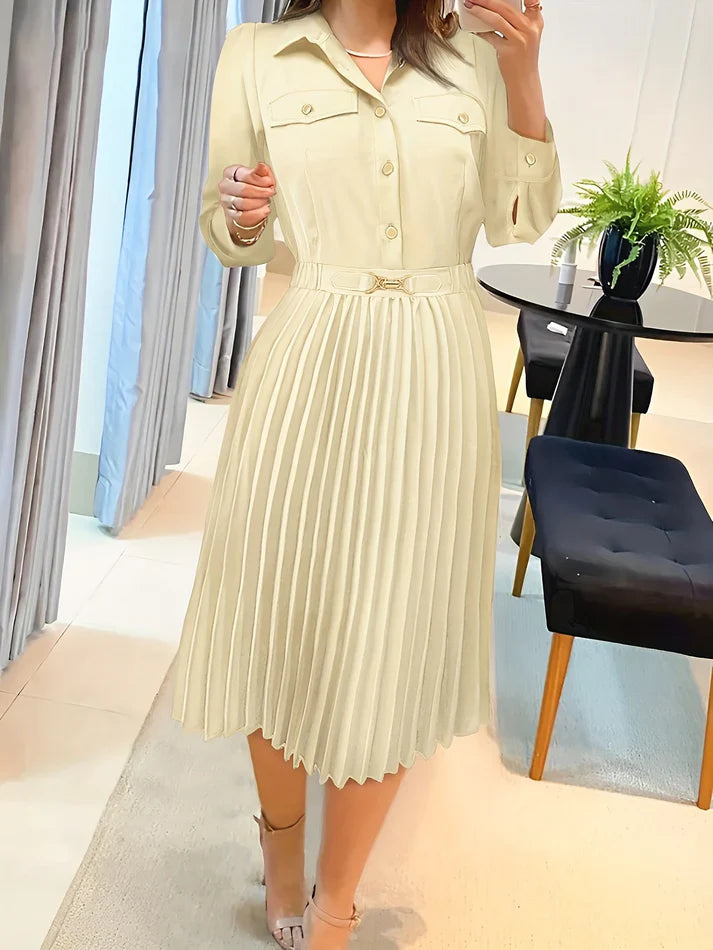 Elegant Long Sleeve Women's Formal Evening Dress
