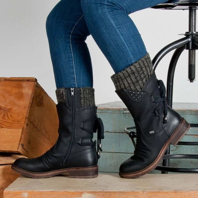 Warm Womens Snow Cowboy Boots