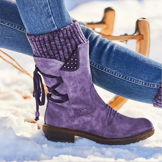 Warm Women's Ankle Cowboy Boots - VogeLuxe